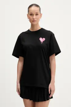 Hugo Blue tricou din bumbac Vintage_Tee_B_9 imagine