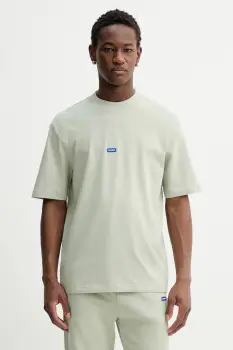 HUGO Blue tricou masculin din bumbac Nieros imagine