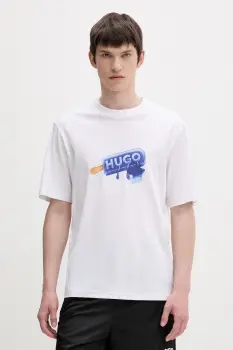 HUGO Blue tricou pentru barbati, din bumbac imagine