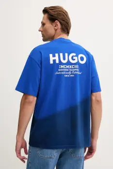 HUGO Blue tricou pentru barbati, din bumbac Nalono_F imagine