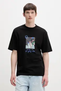 HUGO Blue tricou pentru barbati, din bumbac Nugobeam imagine