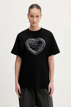 HUGO Blue tricou pentru femei, din bumbac Vintage Tee_B_8 imagine