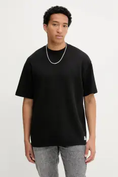 HUGO Blue Tricou tricotat barbati cu bumbac Nuwaffle imagine