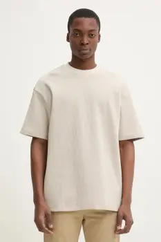 HUGO Blue tricou tricotat barbati cu bumbac Nuwaffle imagine