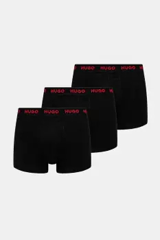 HUGO boxeri barbati bumbac cu elastan TRUNK TRIPLET PACK pachet de 3 imagine