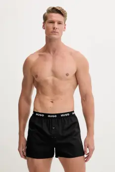 HUGO boxeri de bumbac 3-pack WOVEN BOXER TRIPLET imagine