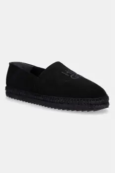 HUGO espadrile barbati din piele intoarsa Sannes imagine