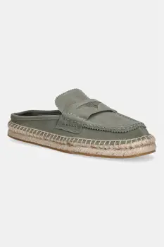 HUGO espadrile de dama din piele intoarsa Brinn imagine