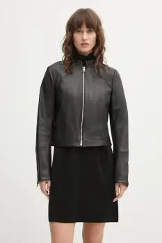 HUGO geaca de piele Lasari Lasari imagine