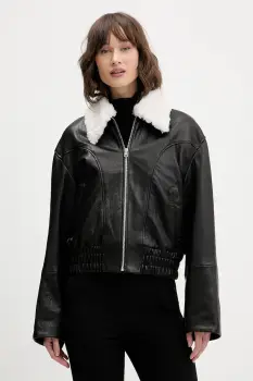 HUGO geaca de piele Limaos imagine