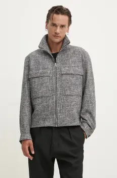 HUGO geaca din amestec de lana imagine