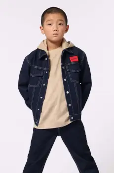 HUGO geaca din denim pentru copii imagine