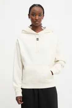 HUGO hanorac cu gluga de dama din bumbac Delfinia imagine