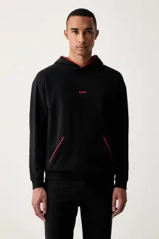 HUGO hanorac cu gluga pentru barbati cu bumbac NOAH HOODIE imagine