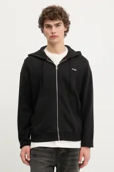 HUGO hanorac de bumbac Dapozip imagine