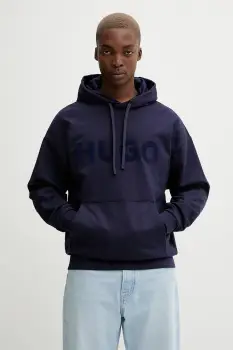 HUGO hanorac de bumbac Ditchle imagine