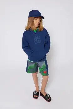 HUGO hanorac de bumbac pentru copii imagine