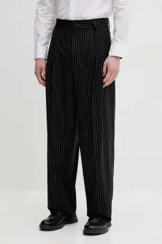 HUGO pantaloni cu adaos de lana Fedix251 imagine