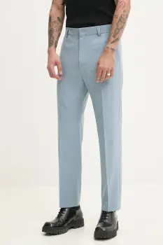 HUGO pantaloni de lana imagine