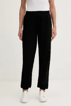 HUGO pantaloni de loungewear pentru femei cu bumbac FLOKKY_PANT imagine