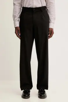 HUGO pantaloni din amestec de lana Flips251X imagine