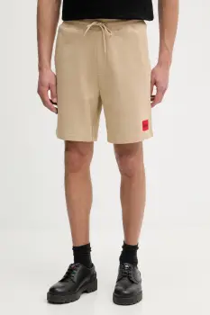 HUGO pantaloni scurti de trening barbati din bumbac Diz222 imagine