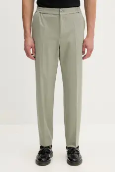 HUGO pantaloni slim fit pentru barbati, cu lana Gos233F1X imagine