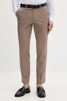 HUGO pantaloni slim fit pentru barbati, din bumbac cu elastan Hesten253X imagine