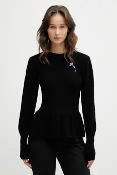 HUGO pulover de bumbac Sabanna imagine