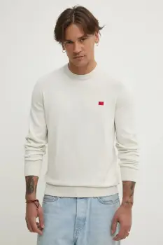 HUGO pulover de bumbac San Cassius-C1 imagine