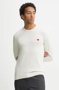 HUGO pulover de bumbac San Cassius-C1 imagine