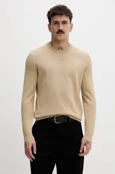 HUGO pulover de bumbac San Cassius-C2 imagine