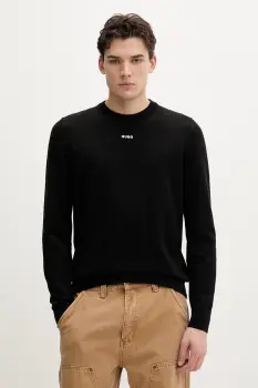 HUGO pulover de bumbac San Cassius-C2 imagine