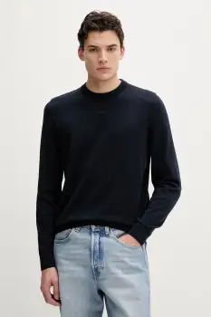 HUGO pulover de bumbac San Cassius-C2 imagine