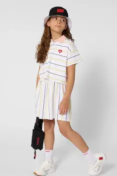 HUGO rochie din bumbac imagine