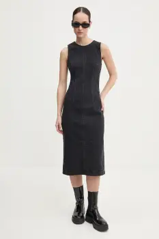 HUGO rochie din denim imagine