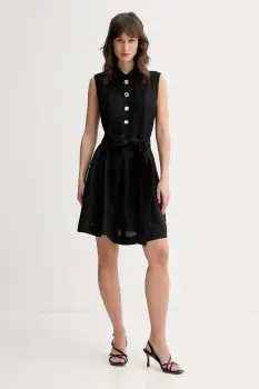 HUGO rochie neagra din amestec de in Kaleisi imagine