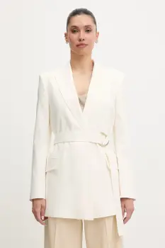 HUGO sacou cu un singur rand de nasturi pentru femei, cu vascoza Abivanna imagine