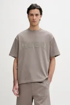 HUGO tricou basic barbatesc de bumbac Dinkee imagine