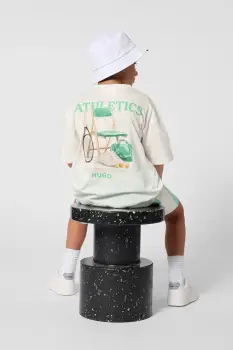 HUGO tricou de bumbac pentru copii imagine