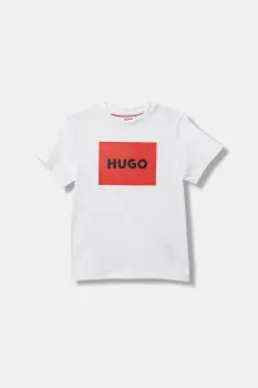 HUGO tricou de bumbac pentru copii imagine