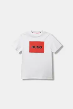 HUGO tricou de bumbac pentru copii imagine