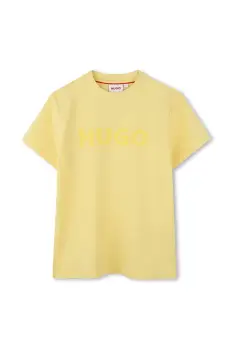 HUGO tricou de bumbac pentru copii imagine