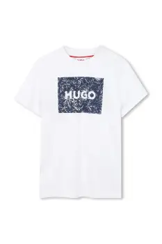 HUGO tricou de bumbac pentru copii imagine