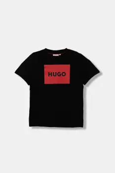 HUGO tricou de bumbac pentru copii imagine