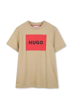 HUGO tricou de bumbac pentru copii imagine