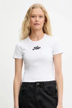 HUGO tricou din bumbac Delanor_2 imagine