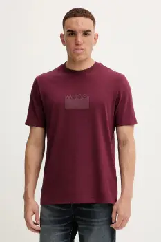 HUGO tricou din bumbac Delastio imagine