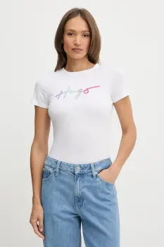 HUGO tricou din bumbac Deloris_3 imagine