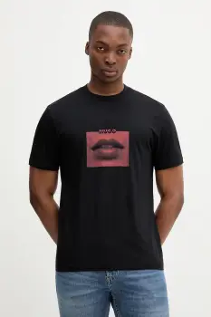 HUGO tricou din bumbac Deterni imagine